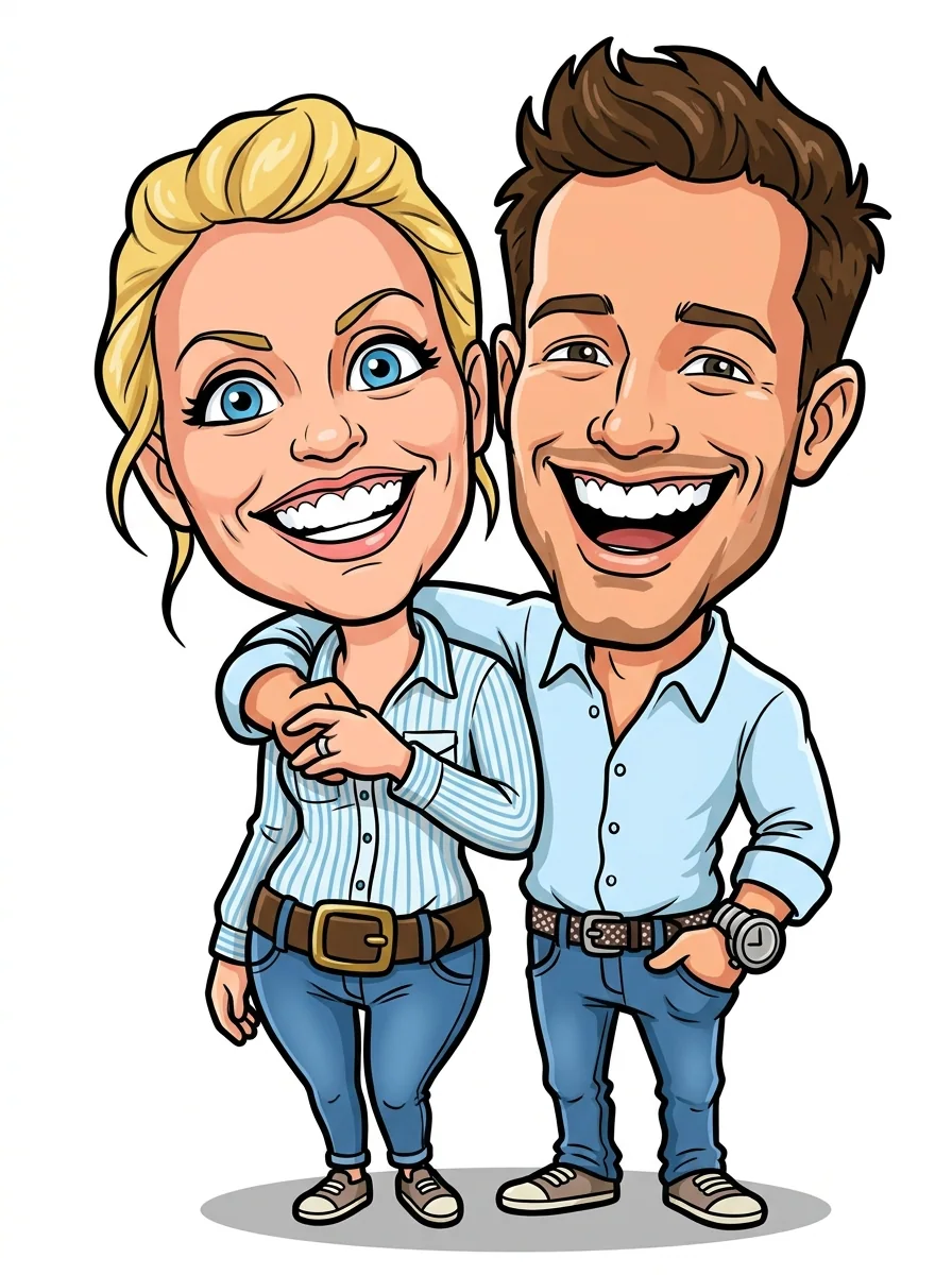 Beispiel einer individuellen Cartoon-Illustration